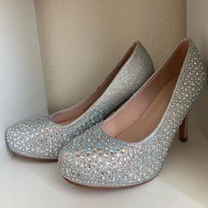 Sparkly high heels, size 7